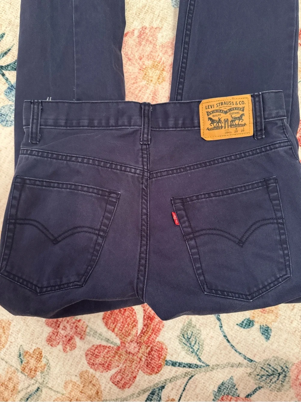 Levi's Men's Dark Navy Slim Straight Jeans